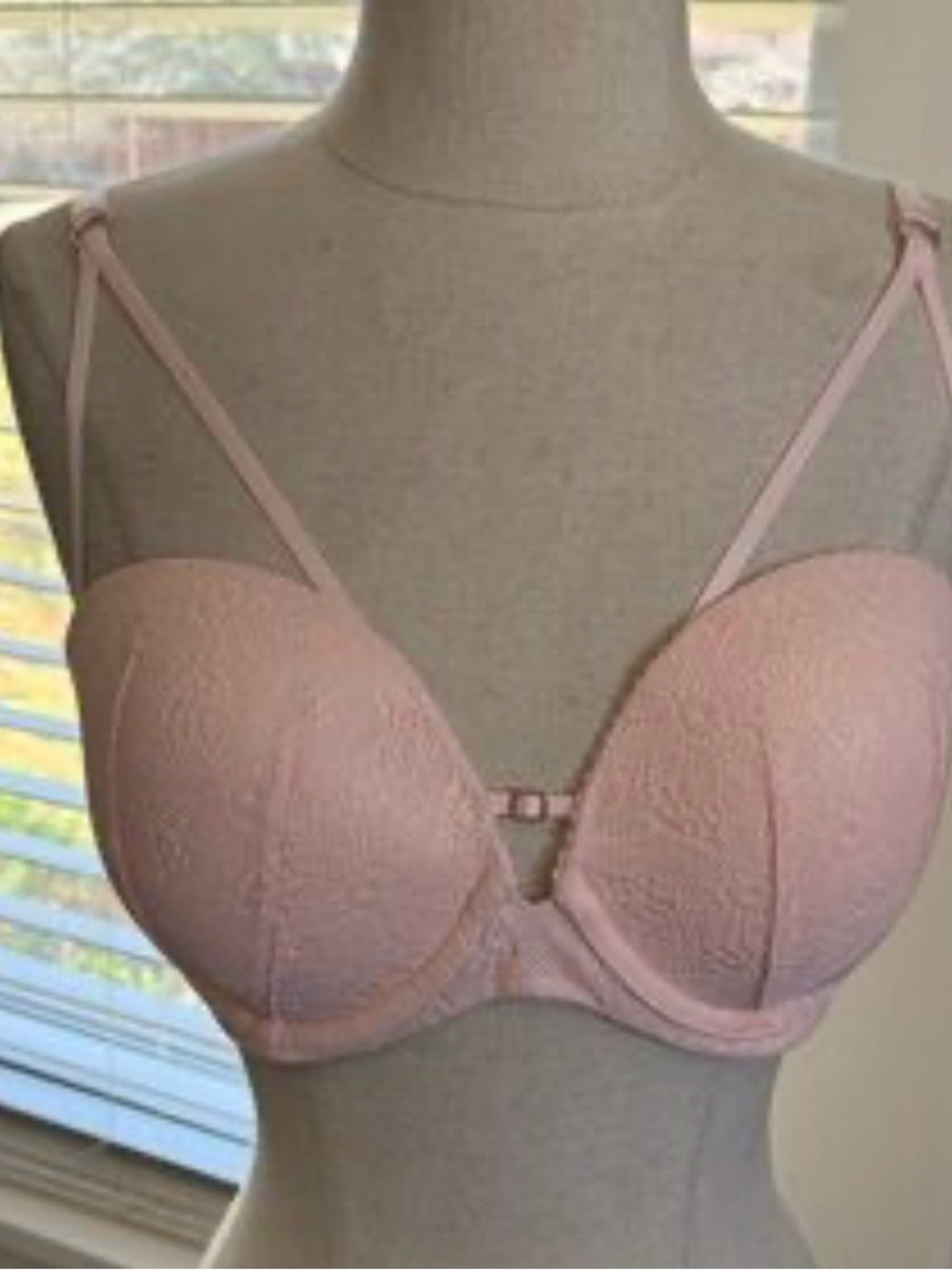 Blush pink Victorias Secret bra 34DD